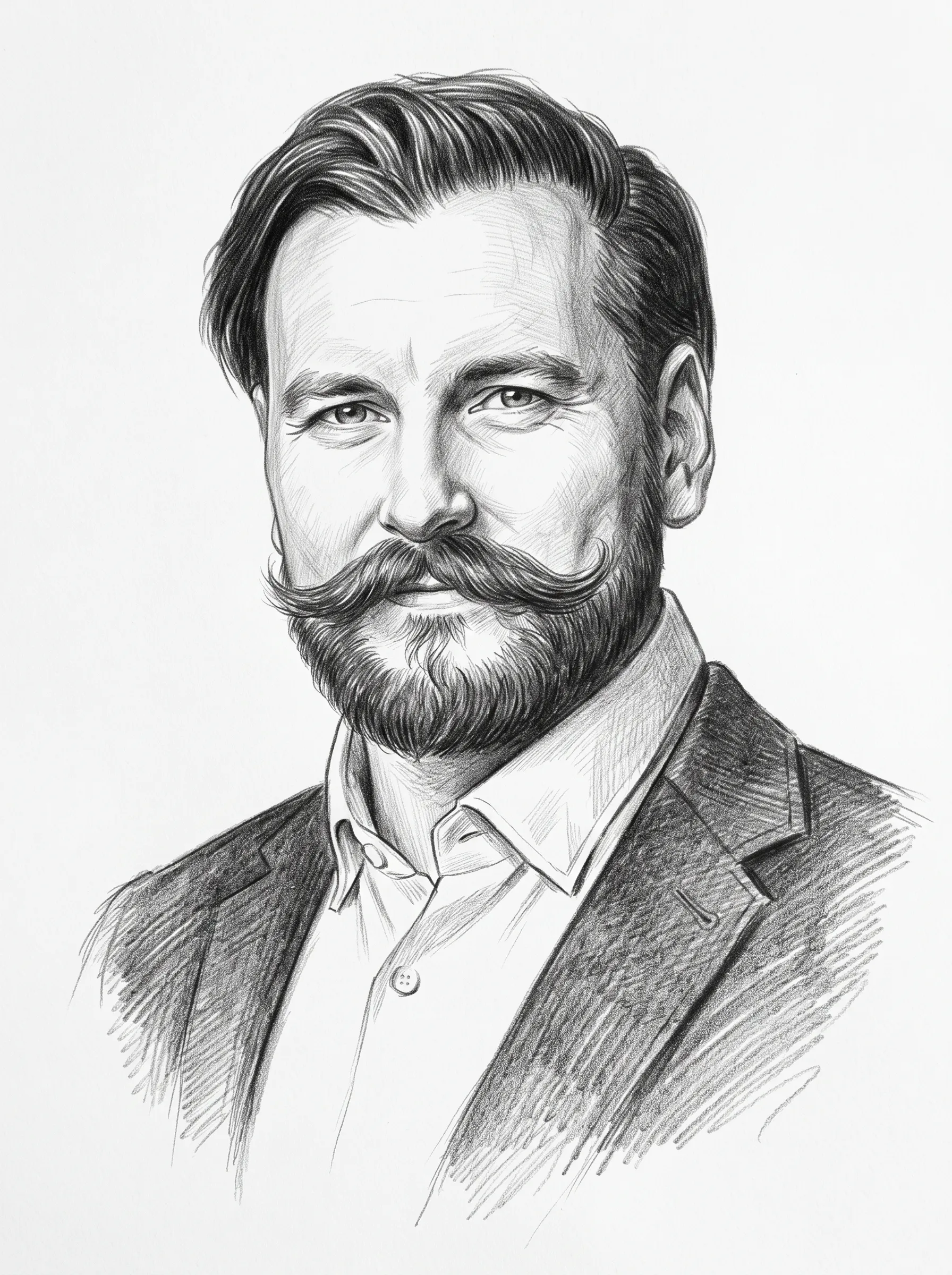 Portret: Krzysztof „Khaki” Baranowski (rysunek ołówkiem)